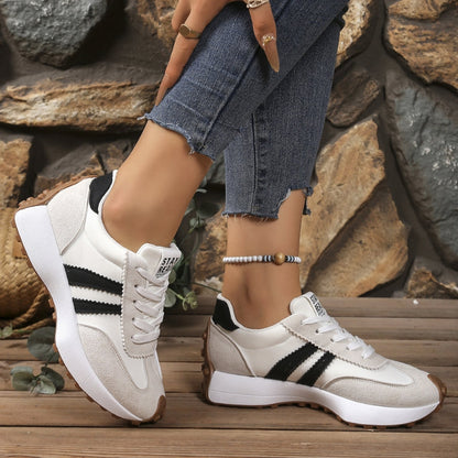 Orthopedic Platform Sneakers | Retro Chunky Lace-Up Trainers