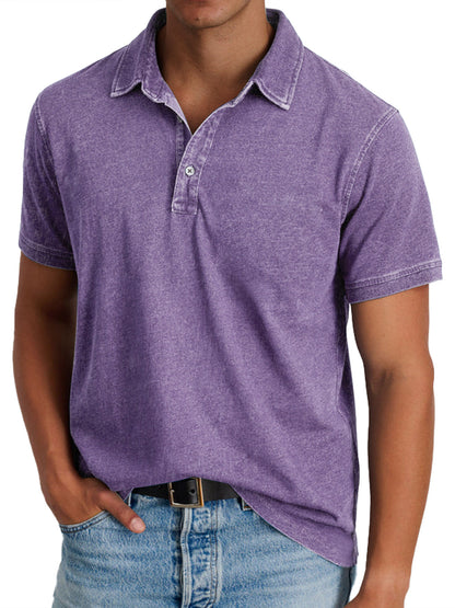 Classic Collared Cotton Polo Shirt
