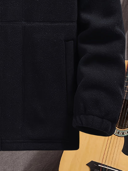 Warm High-Collar Outdoor Fleece Jacket