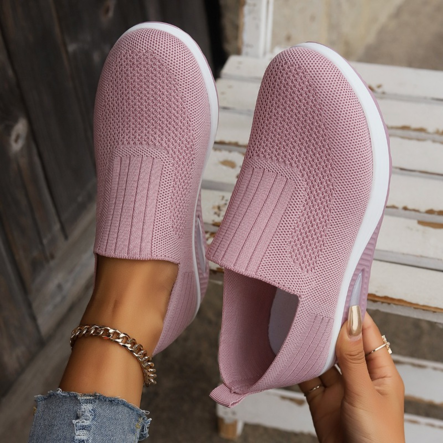 Slip-On Sneakers | Orthopedic Wedge Sneakers