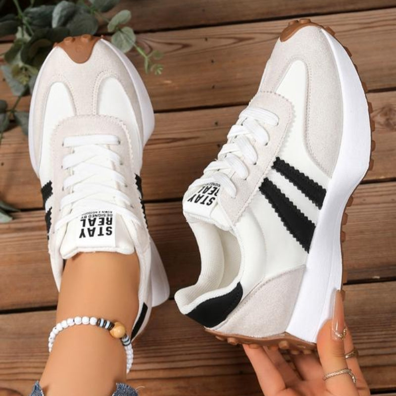 Orthopedic Platform Sneakers | Retro Chunky Lace-Up Trainers