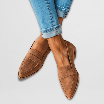 Orthopedic Suede Loafers | Cushioned Soft Slip-On Loafers