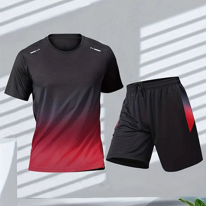 Activewear Set | Quick-Dry T-Shirt & Shorts Set