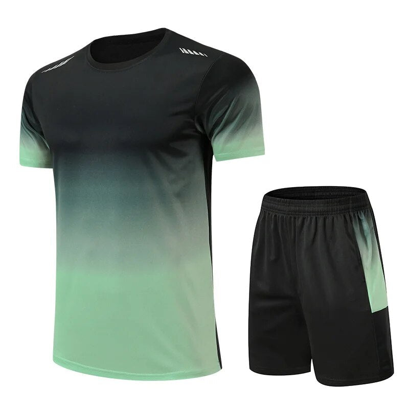 Activewear Set | Quick-Dry T-Shirt & Shorts Set