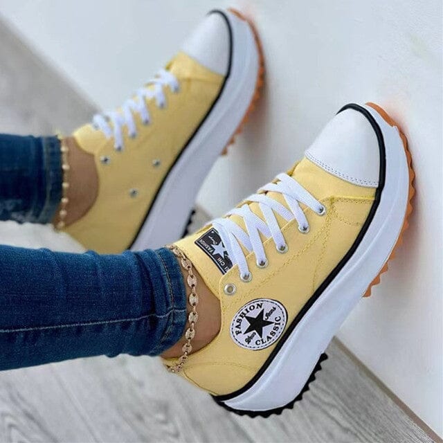 Sneakers | Orthopedic Platform Lace-Up Sneakers
