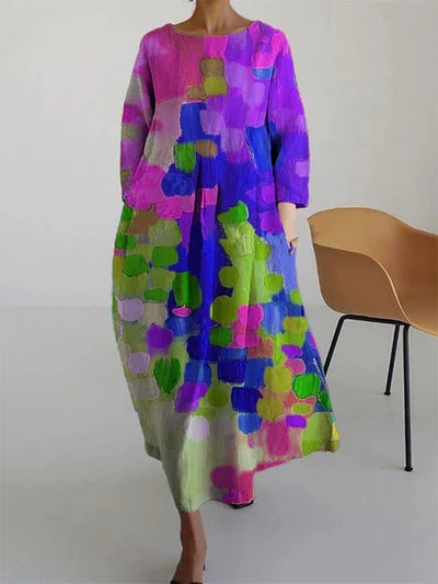 Floral Dress | Cotton A-Line Summer Dress