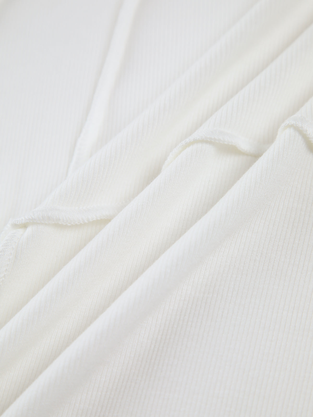Women's Top | Ribbed Long-Sleeve Piping Top