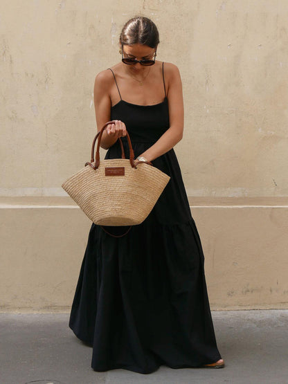 Women's Dress | Backless Sleeveless Maxi Dress