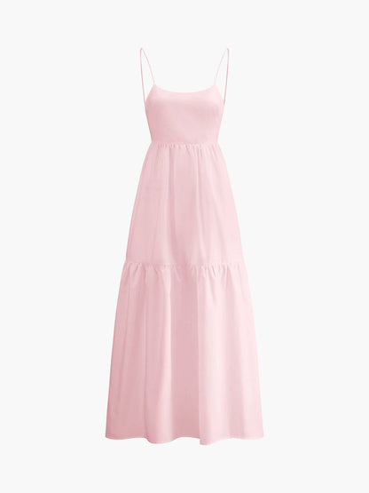 Women's Dress | Backless Sleeveless Maxi Dress