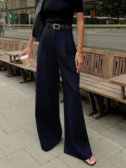 Women's Wide-Leg Trousers | Flowy High-Waist Pants