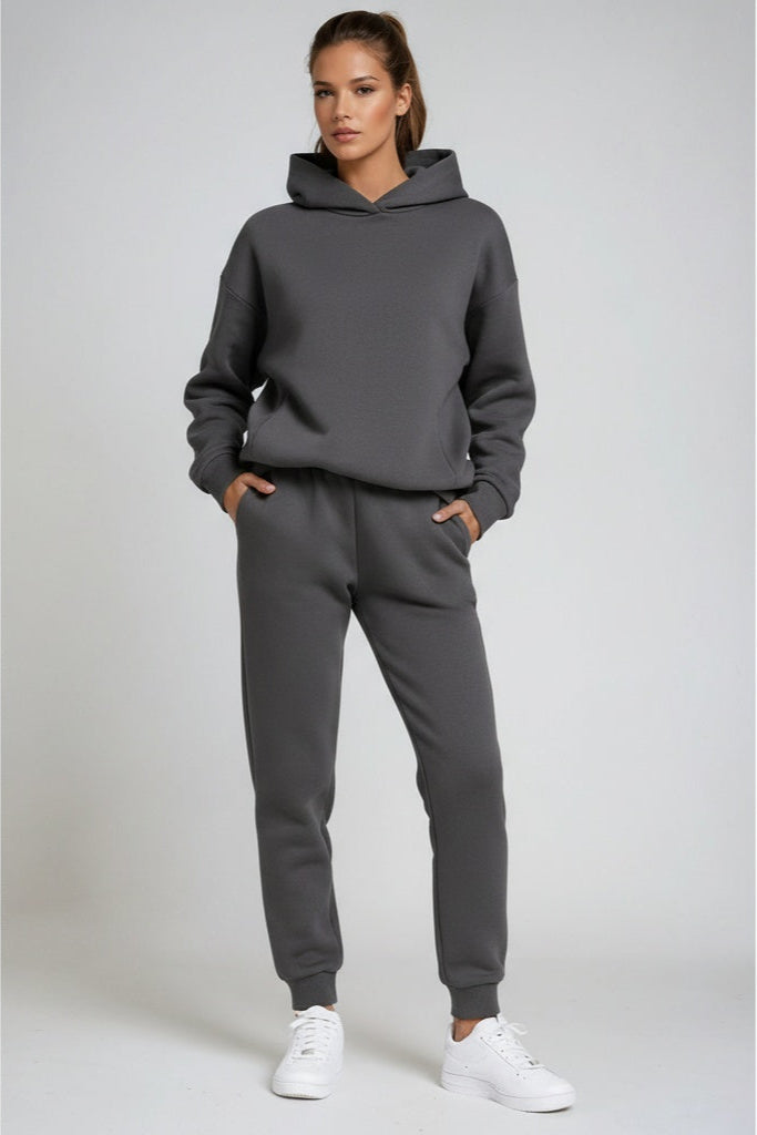 Hooded Jogging Set | Sweatshirt & Joggers Loungewear