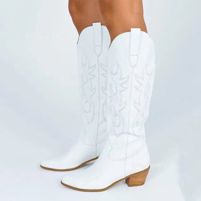 Orthopedic Boots | Pointed-Toe Western Heeled Boots