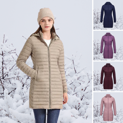 Women's Parka | Lightweight Long Hooded Winter Parka