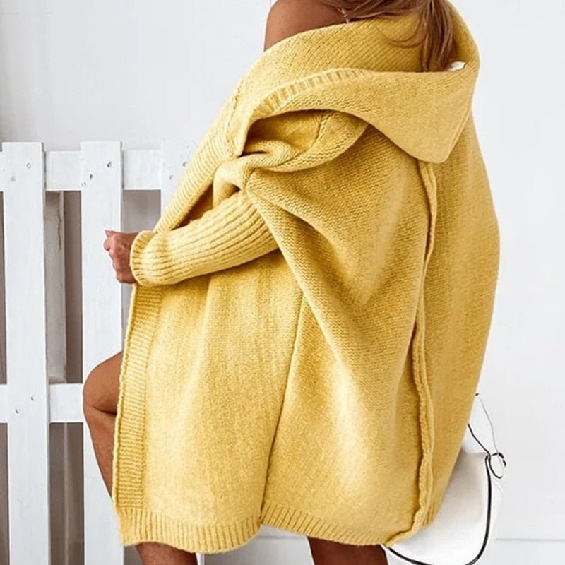 Hooded Cardigan | Oversized Cozy Knit Cardigan