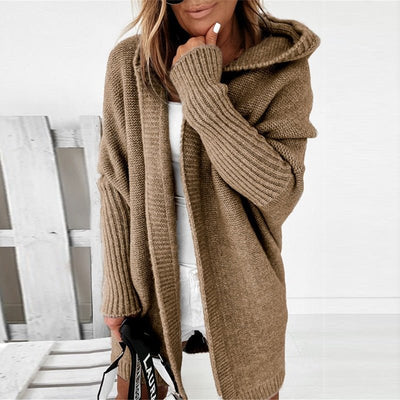 Hooded Cardigan | Oversized Cozy Knit Cardigan