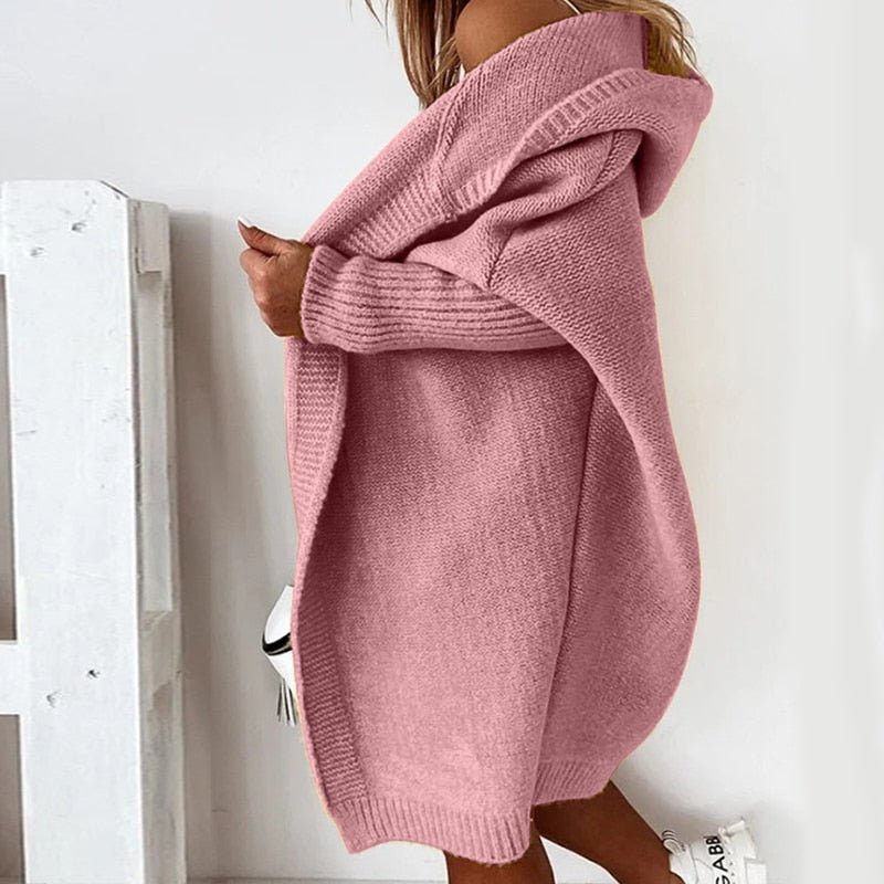 Hooded Cardigan | Oversized Cozy Knit Cardigan