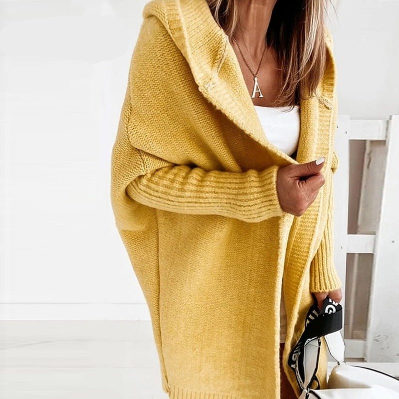Hooded Cardigan | Oversized Cozy Knit Cardigan