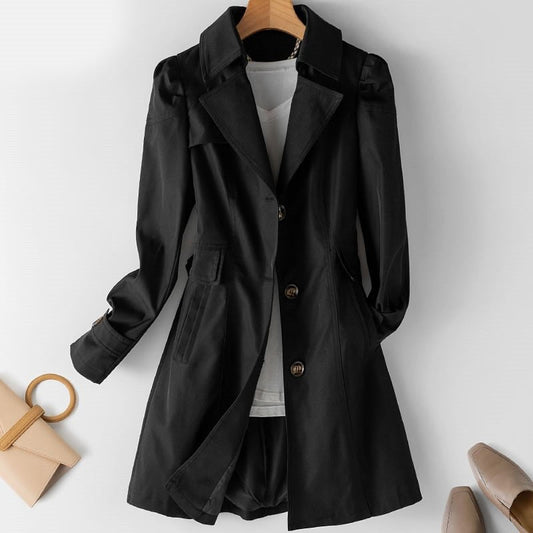 Linen Trench Coat | Lightweight Versatile Jacket