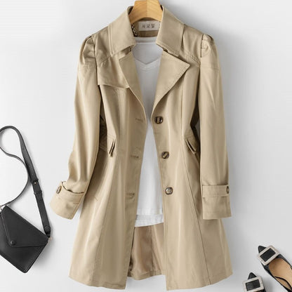 Linen Trench Coat | Lightweight Versatile Jacket