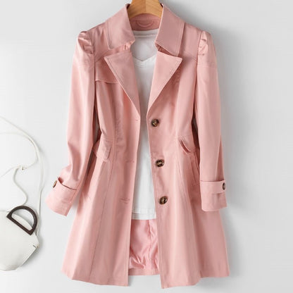 Linen Trench Coat | Lightweight Versatile Jacket