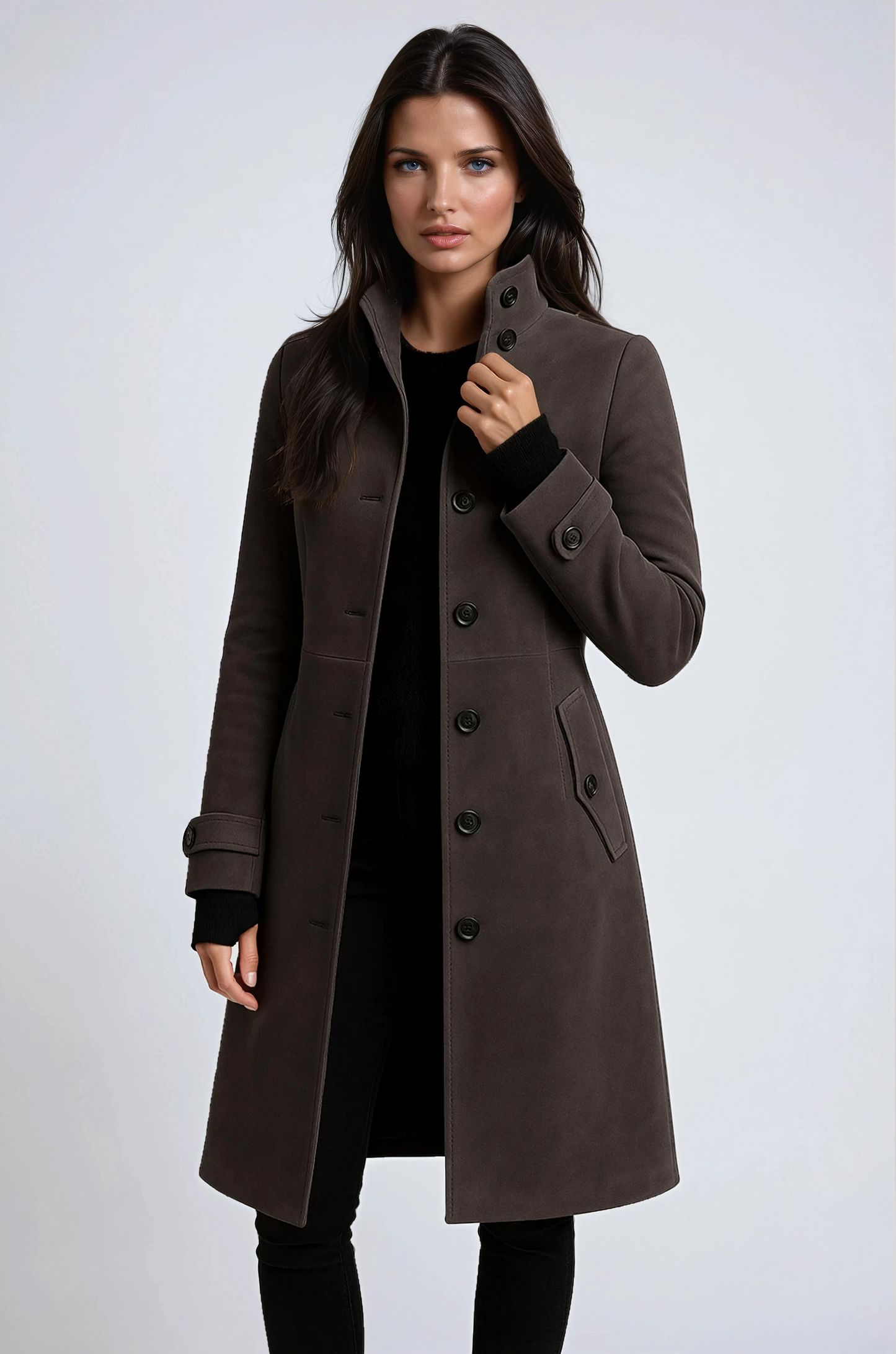 Classic Wool Trench Coat| Longline Winter Coat