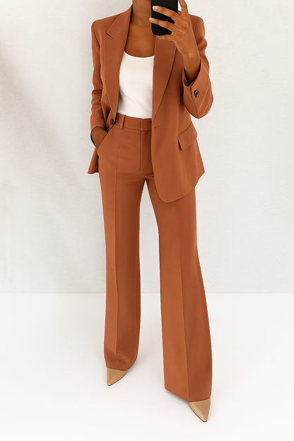 Suit Set | Tailored Linen Blazer & Trouser Co-ord