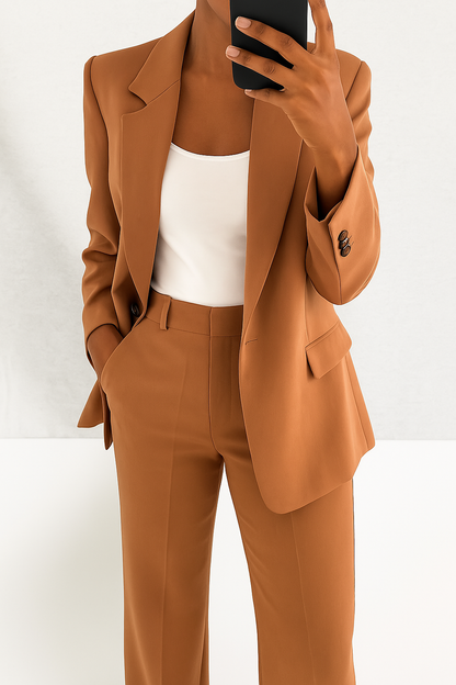 Suit Set | Tailored Linen Blazer & Trouser Co-ord
