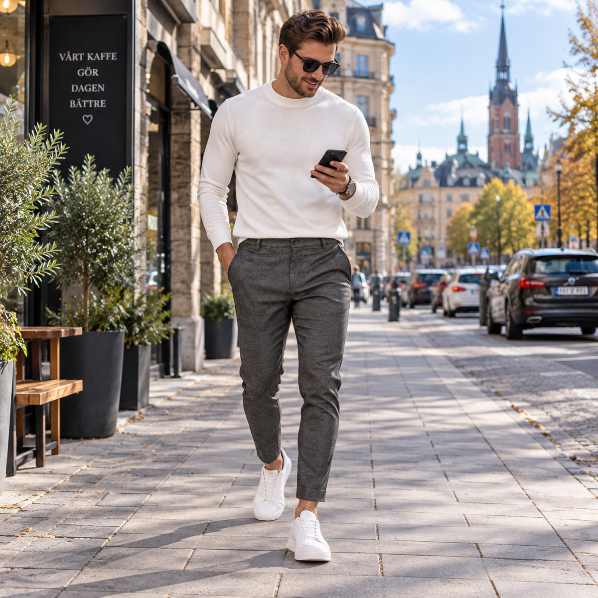 Men's Trousers | Smart Casual Tailored Trousers