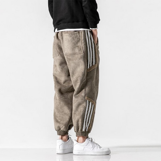Men's panel-detail street joggers