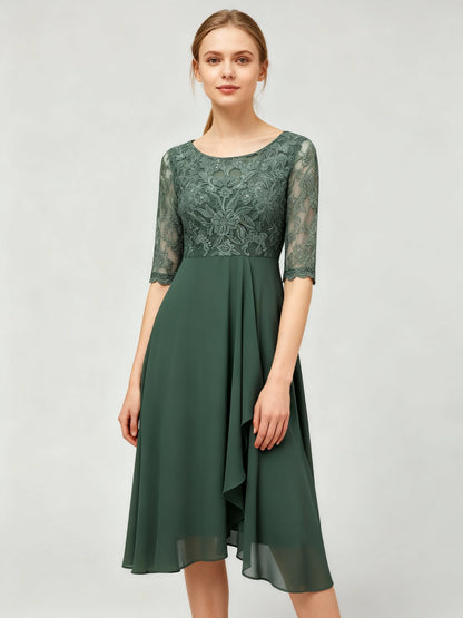 Chiffon Maxi Dress | Long Sleeve Elegant Maxi Dress