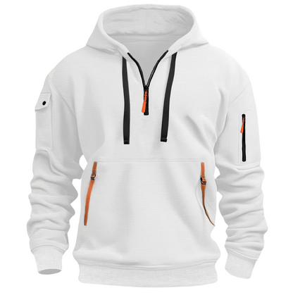 Hoodie | Zip-Pocket Casual Hoodie
