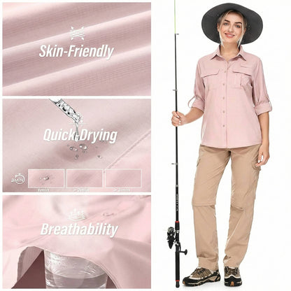Women's Hiking Shirt | UPF 50 Long-Sleeve Outdoor Shirt