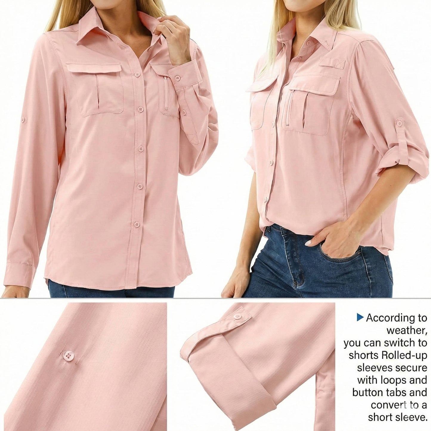Women's Hiking Shirt | UPF 50 Long-Sleeve Outdoor Shirt