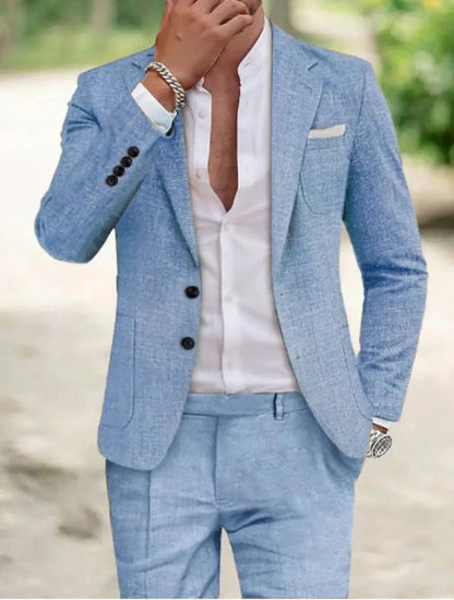 Suit | Two-Button Wedding Blazer & Trousers Set