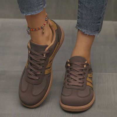 Orthopedic Suede Trainers | Wide Fit Cushioned Comfort Shoes