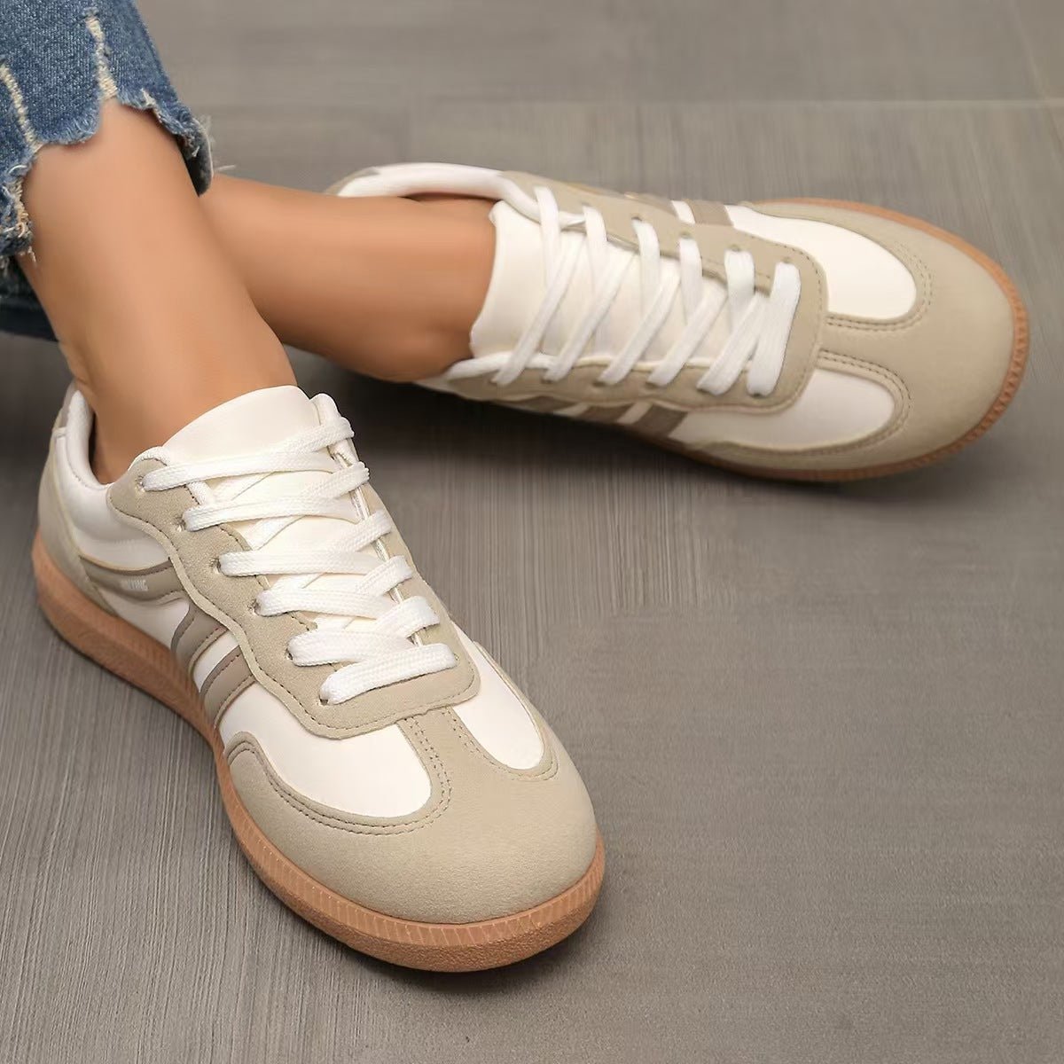 Orthopedic Suede Trainers | Wide Fit Cushioned Comfort Shoes