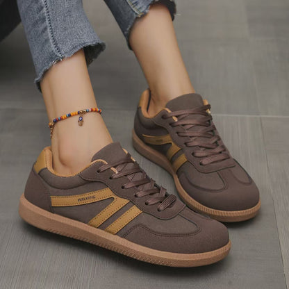 Orthopedic Suede Trainers | Wide Fit Cushioned Comfort Shoes