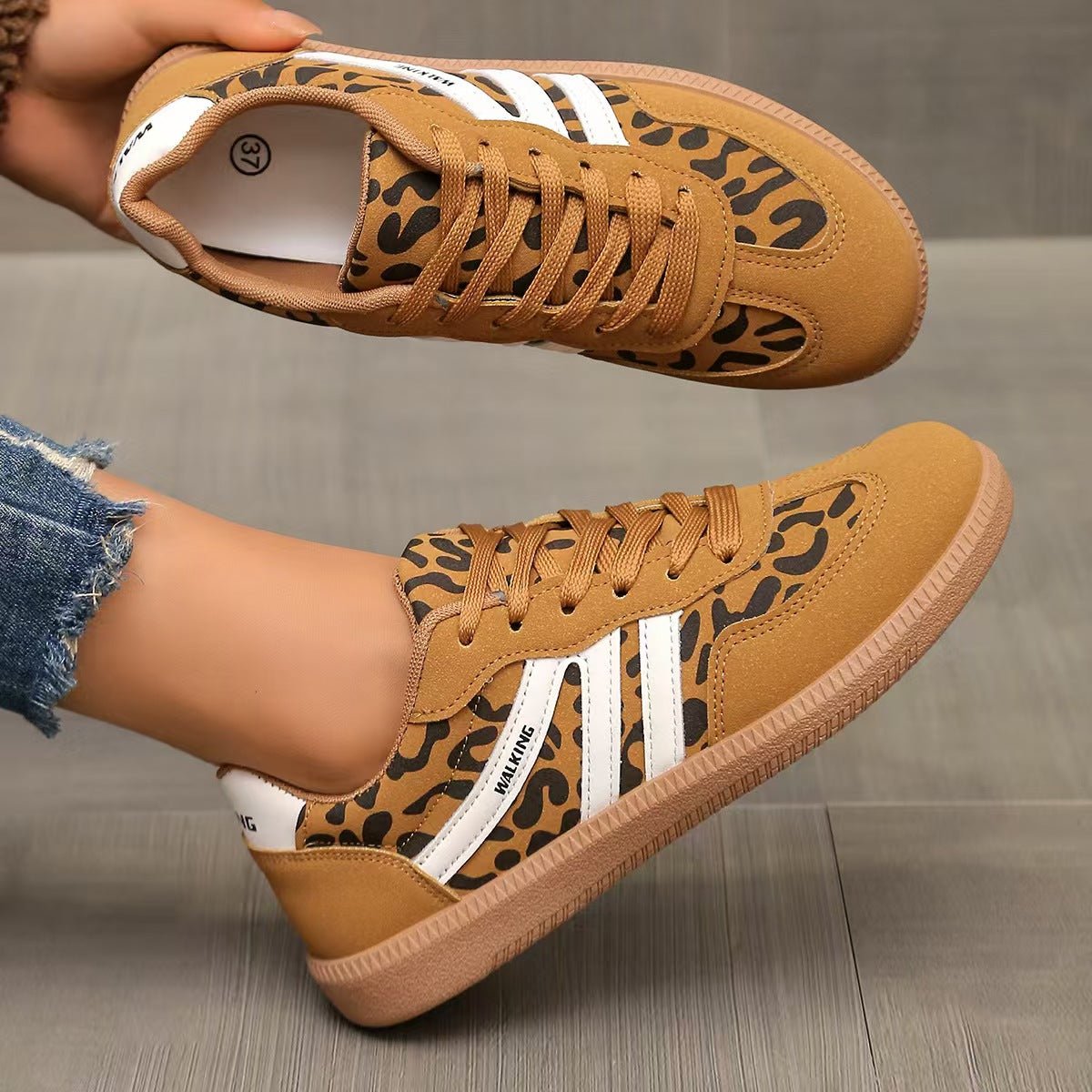 Orthopedic Suede Trainers | Wide Fit Cushioned Comfort Shoes