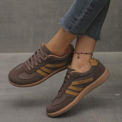 Orthopedic Suede Trainers | Wide Fit Cushioned Comfort Shoes