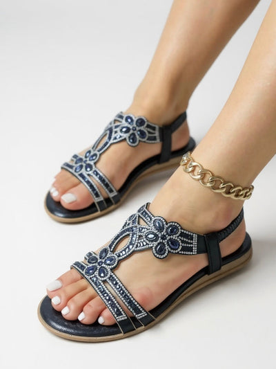 Women's Sparkle Sandals | Embellished Cushioned Sandals
