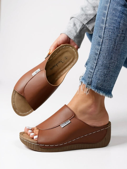 Women's Platform Slides | Minimalist Slide Sandals