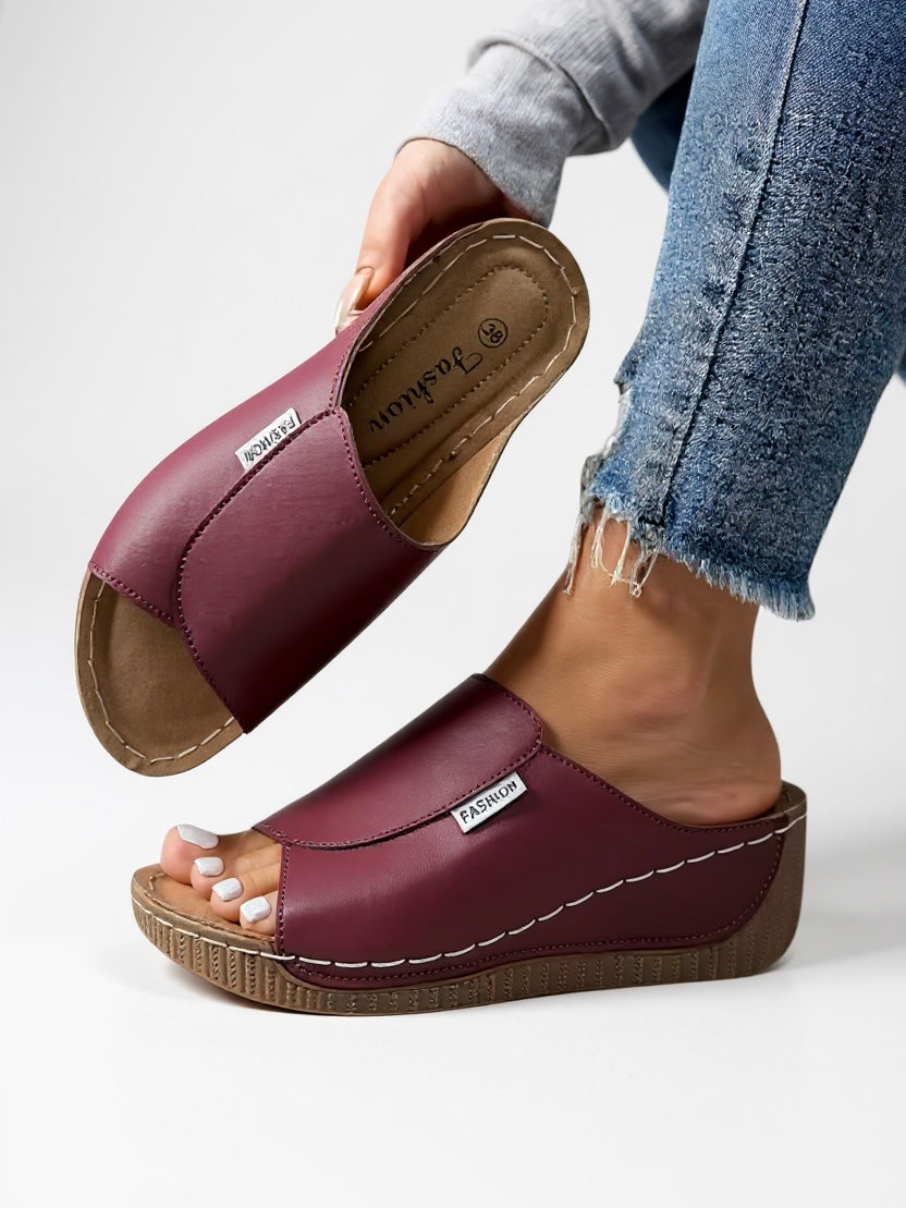 Women's Platform Slides | Minimalist Slide Sandals