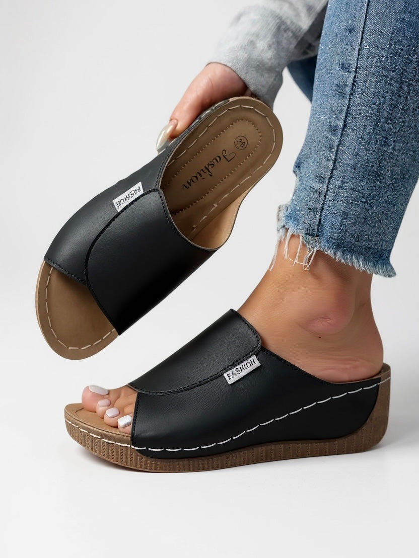 Women's Platform Slides | Minimalist Slide Sandals