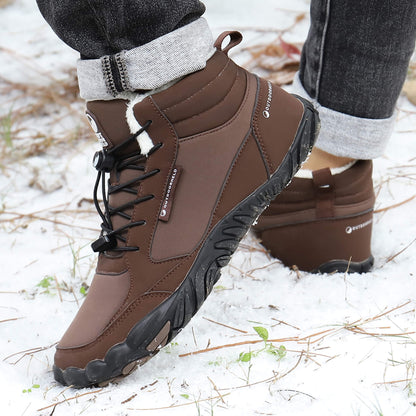 Barefoot Winter Boots | Warm Lace-Up Winter Boots