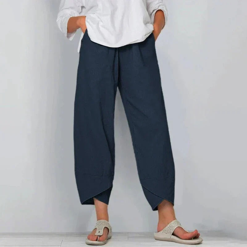 Summer Trousers | Lightweight Tapered Linen Pants