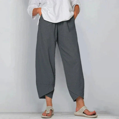 Summer Trousers | Lightweight Tapered Linen Pants