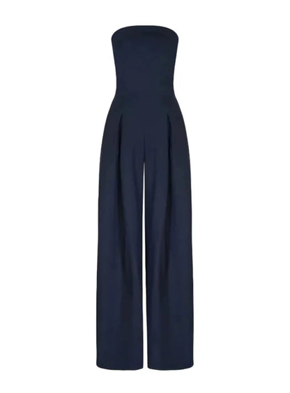Strapless Jumpsuit | Wide Leg Summer Jumpsuit
