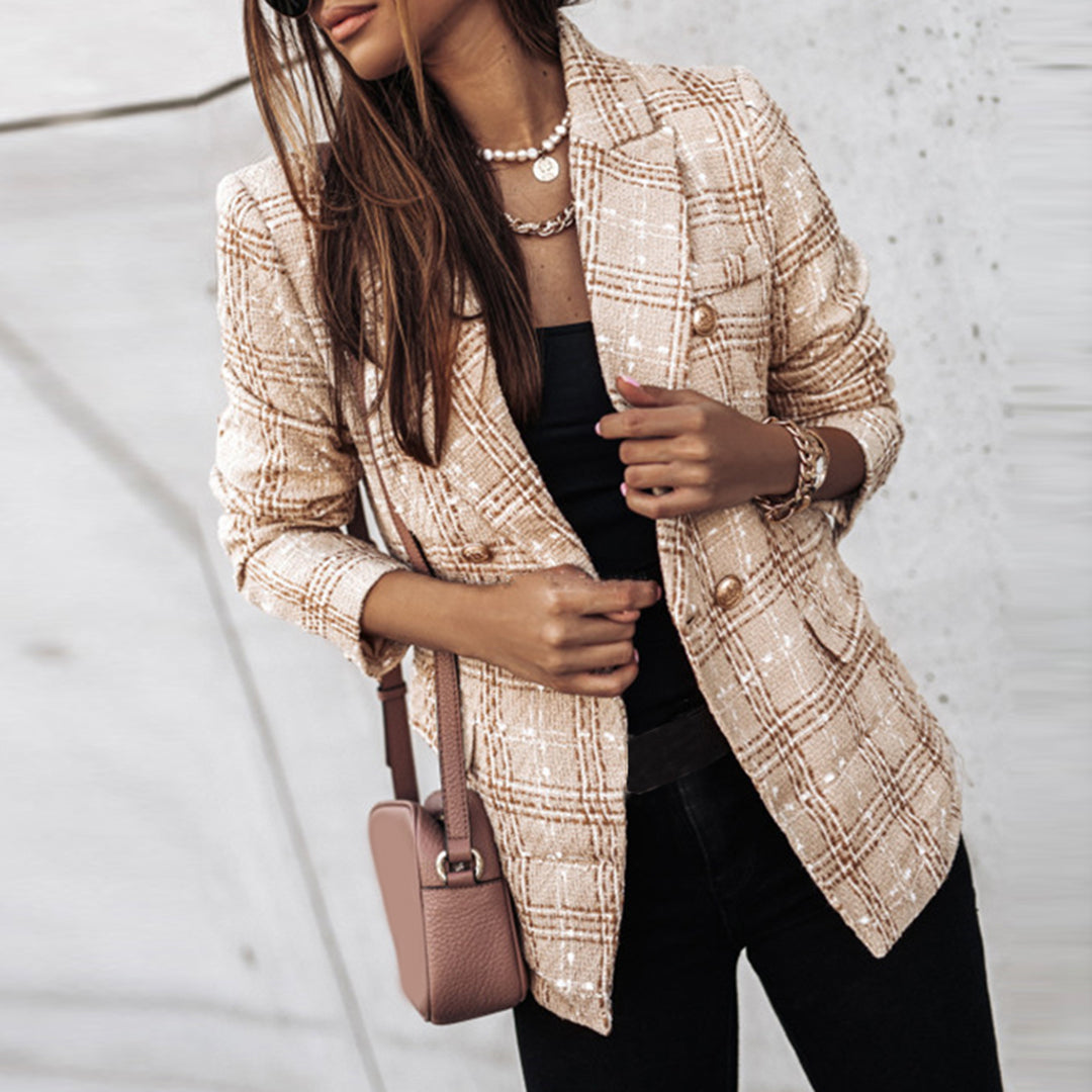 Linen Blazer | Elegant Classic Tailored Jacket