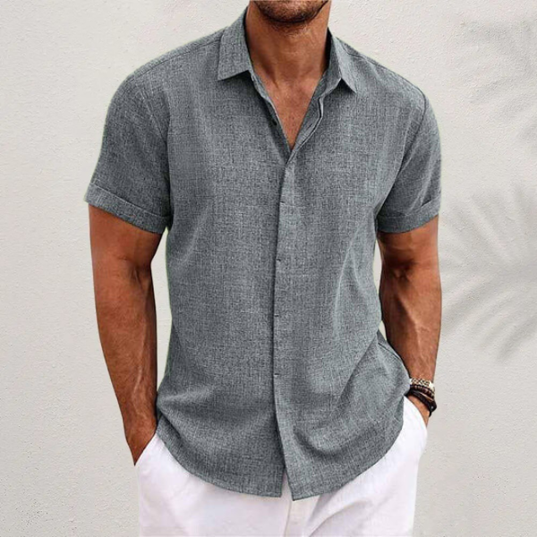 Linen Shirt | Short-Sleeve Summer Shirt