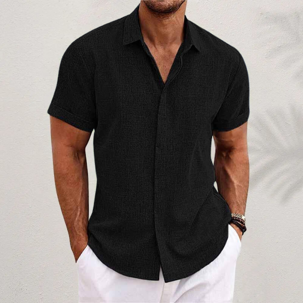 Linen Shirt | Short-Sleeve Summer Shirt